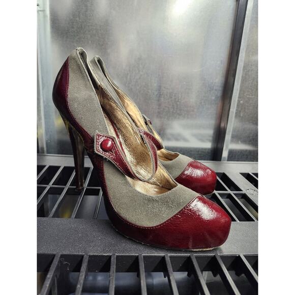 Dolce‎ Vita Womens Heart Pointed Toe Suede Leather High Heels Pumps Size 9 - Picture 1 of 10